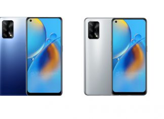 Oppo A74 renderiza superfície, estará disponível em 4G e 5G