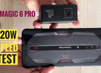 Carregamento Red Magic 6 Pro supera as expectativas