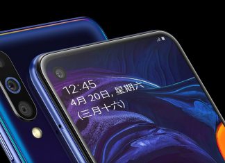 Samsung Galaxy A60 com atualização do Android 11