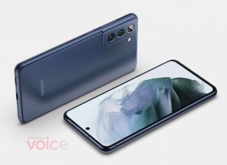 Samsung Galaxy S21 FE primeiro renderiza pop-up online