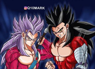Dragon Ball Art dá a Gohan uma transformação em Sailor Moon!