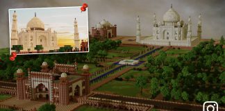 minecraft - taj mahal
