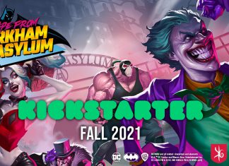 Novo Jogo de tabuleiro Batman: Escape From Arkham Asylum