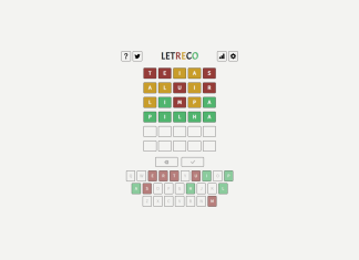 Letreco – resposta da palavra de hoje (19/08/22) letreco