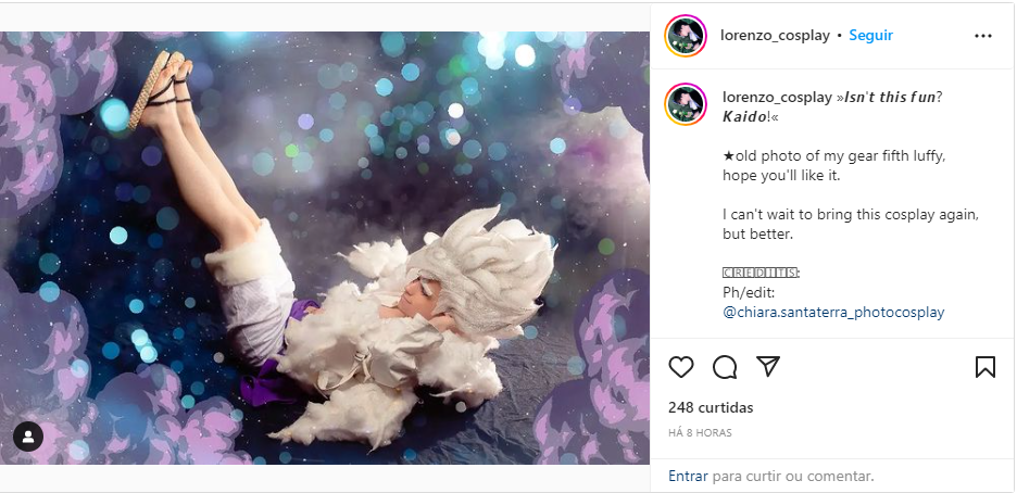 Imagem cosplay One Piece