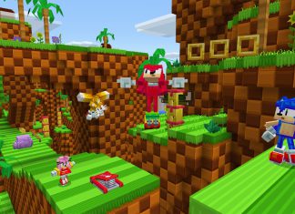 DLC de Minecraft faz seu mundo parecer que saiu direto de Sonic Sonic Minecraft