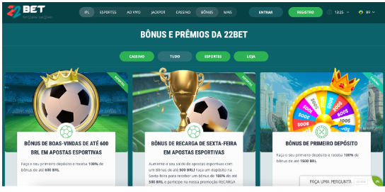 Bônus da 22Bet Brasil