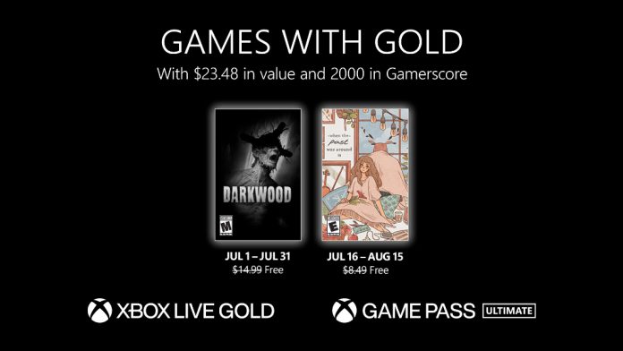 Xbox Games With Gold para julho de 2023 revelado