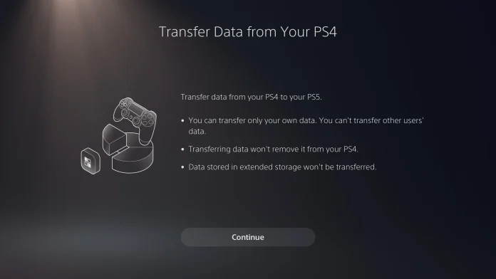 Como Transferir dados do PS4 para o PS5. jpg