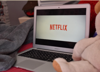 VPN para streaming: notebook com tela do Netflix