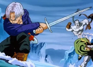 Dragon Ball: Réplica da espada de Trunks é exibida trunks e sua espada