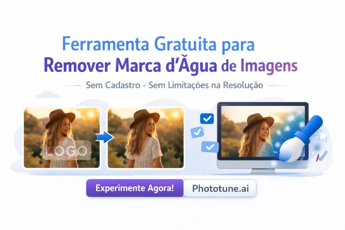 Ferramenta Gratuita para Remover Marca d'Água de Imagens