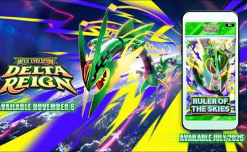 Pokémon TCG revela primeira imagem de Delta Reign com ETB impressionante, boosters e novas Mega Evoluções ex Pokémon TCG